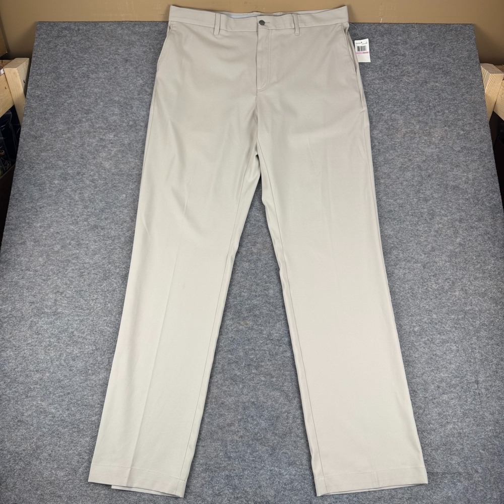 Callaway Classic Performance Golf Pant Silver Lining Chino Beige Mens 38x36